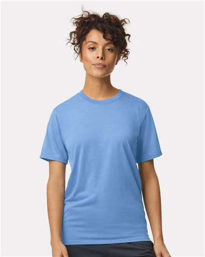 Custom Embroidered  Gildan Performance® T-Shirt 42000 Carolina Blue