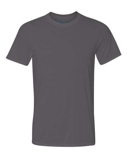 Gildan Performance® T-Shirt 42000 Charcoal Custom Embroidered Business Logo