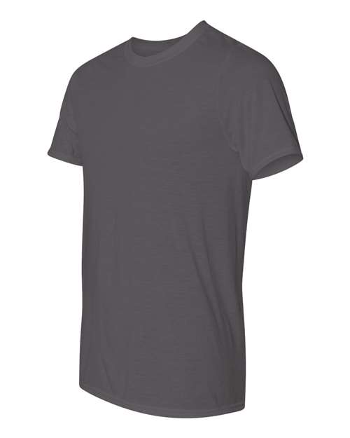 Gildan Performance® T-Shirt 42000 Charcoal Custom Embroidered Business Logo