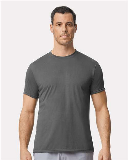 Custom Embroidered  Gildan Performance® T-Shirt 42000 Charcoal
