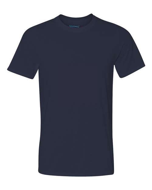 Gildan Performance® T-Shirt 42000 Navy Custom Embroidered Business Logo