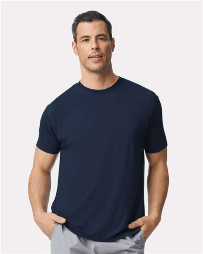 Custom Embroidered  Gildan Performance® T-Shirt 42000 Navy
