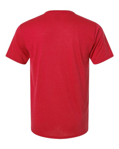 Gildan Performance® T-Shirt 42000 Purple Custom Embroidered Business Logo