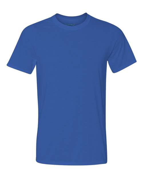 Gildan Performance® T-Shirt 42000 Royal Custom Embroidered Business Logo