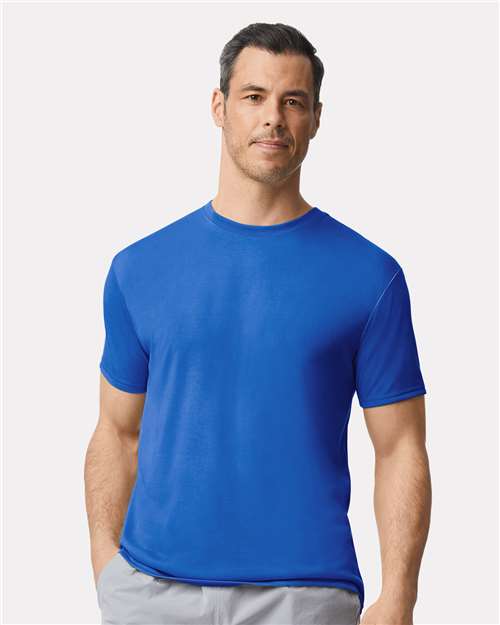 Custom Embroidered  Gildan Performance® T-Shirt 42000 Royal