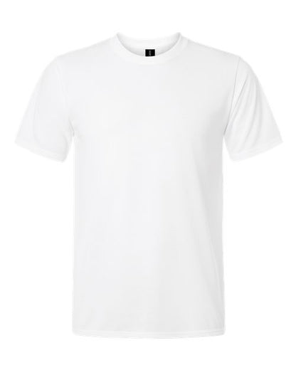 Gildan Performance® T-Shirt 42000 Stone Blue Custom Embroidered Business Logo