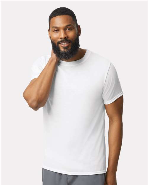 Custom Embroidered  Gildan Performance® T-Shirt 42000 White