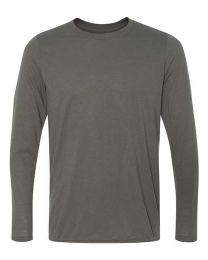 Gildan Performance® Long Sleeve T-Shirt 42400 Custom Embroidered Business Logo
