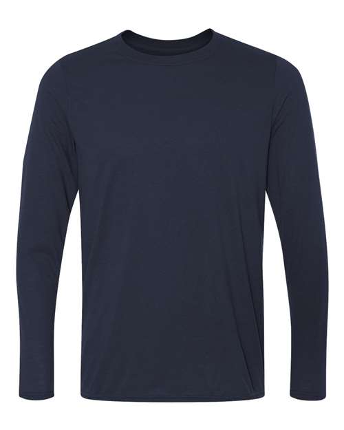 Gildan Performance® Long Sleeve T-Shirt 42400 Custom Embroidered Business Logo