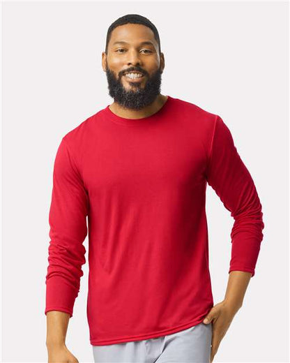 Custom Embroidered  Gildan Performance® Long Sleeve T-Shirt 42400  