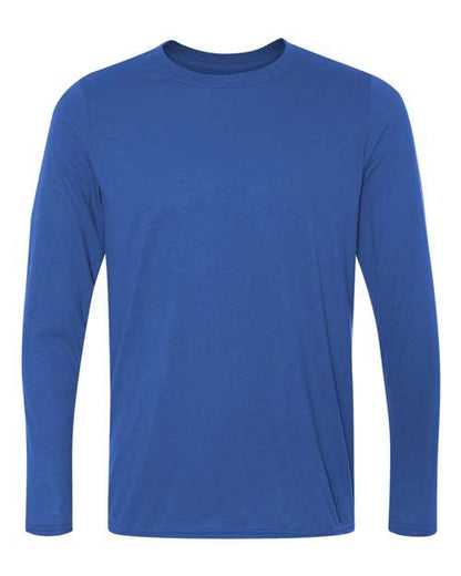 Gildan Performance® Long Sleeve T-Shirt 42400 Custom Embroidered Business Logo