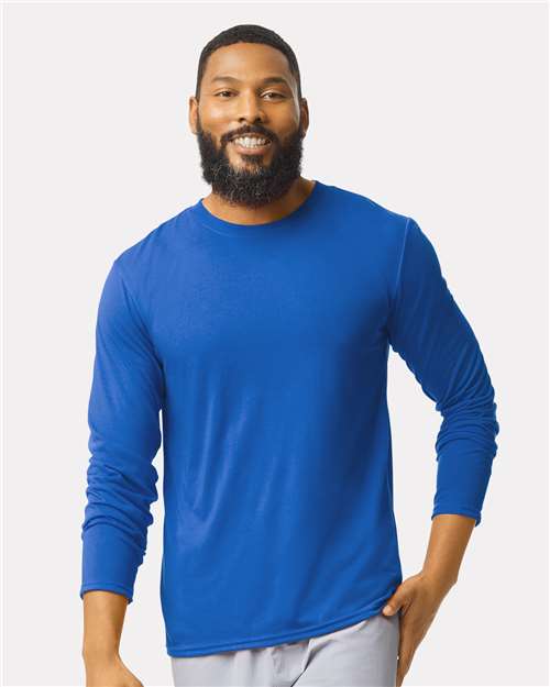 Custom Embroidered  Gildan Performance® Long Sleeve T-Shirt 42400  