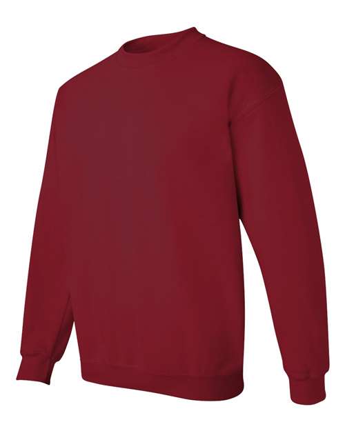 Gildan Heavy Blend™ Crewneck Sweatshirt 18000 Cardinal Red Custom Embroidered Business Logo