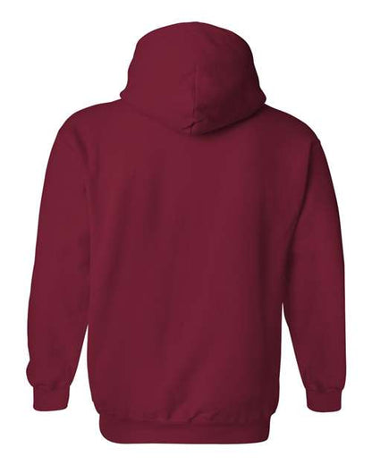 Gildan Heavy Blend™ Hooded Sweatshirt 18500 Black Custom Embroidered Business Logo