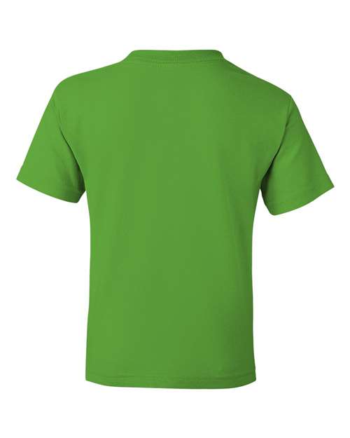Gildan DryBlend® Youth T-Shirt 8000B Electric Green Custom Embroidered Business Logo