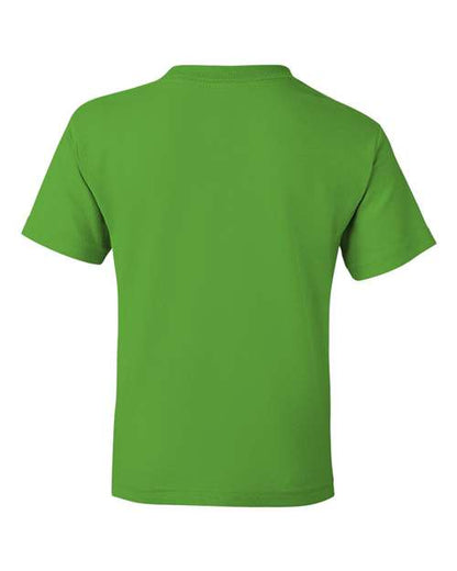 Gildan DryBlend® Youth T-Shirt 8000B Electric Green Custom Embroidered Business Logo