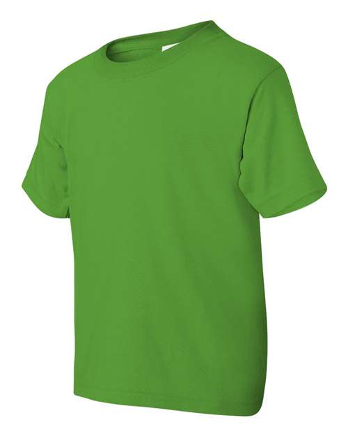 Gildan DryBlend® Youth T-Shirt 8000B Electric Green Custom Embroidered Business Logo