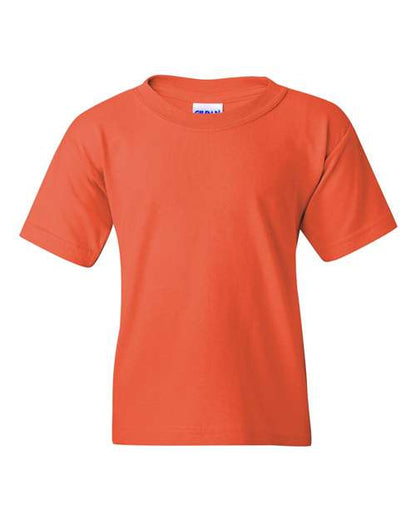 Gildan Heavy Cotton™ Youth T-Shirt 5000B Cobalt Custom Embroidered Business Logo
