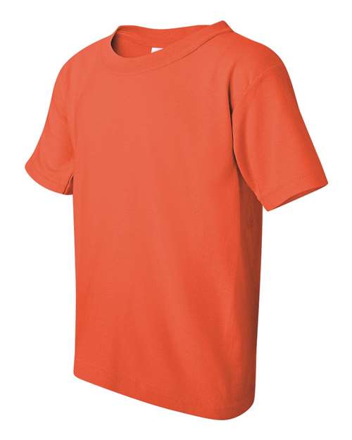 Gildan Heavy Cotton™ Youth T-Shirt 5000B Cobalt Custom Embroidered Business Logo