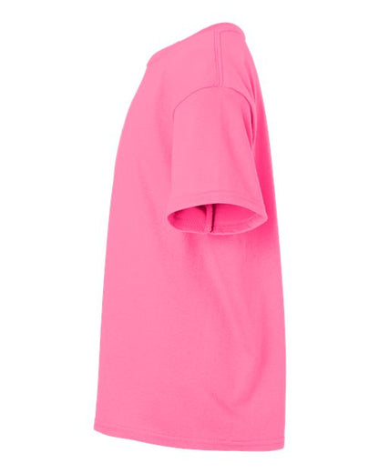 Gildan Ultra Cotton® Youth T-Shirt 2000B Safety Pink