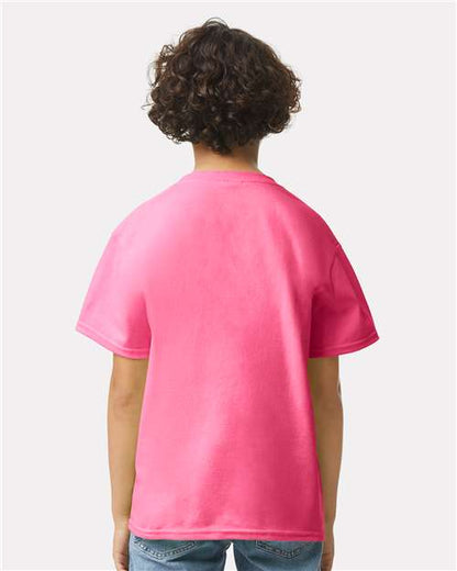 Gildan Ultra Cotton® Youth T-Shirt 2000B Safety Pink