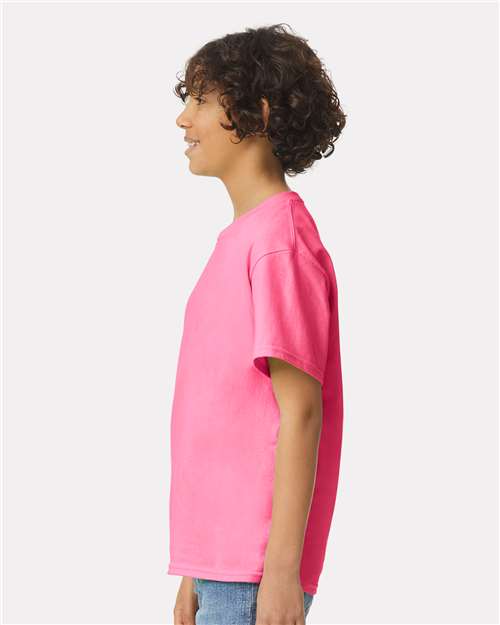 Gildan Ultra Cotton® Youth T-Shirt 2000B Safety Pink