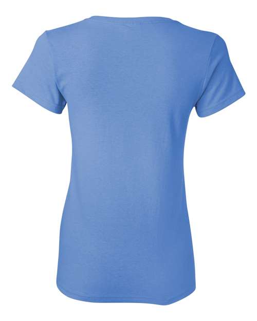Gildan Heavy Cotton™ Women’s T-Shirt 5000L Carolina Blue Custom Embroidered Business Logo