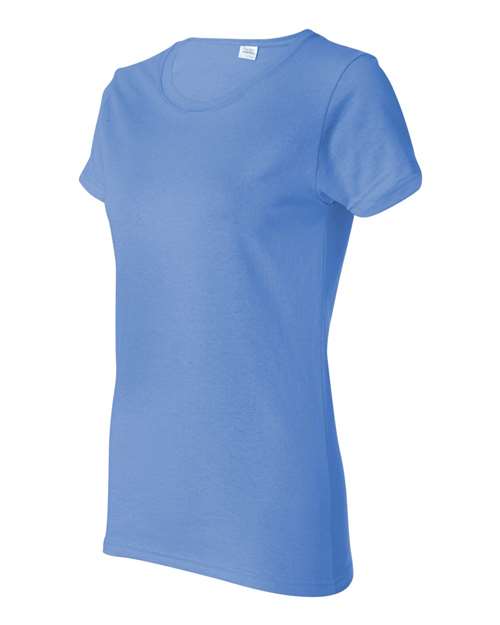 Gildan Heavy Cotton™ Women’s T-Shirt 5000L Carolina Blue Custom Embroidered Business Logo