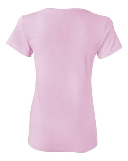 Gildan Heavy Cotton™ Women’s T-Shirt 5000L Light Pink Custom Embroidered Business Logo