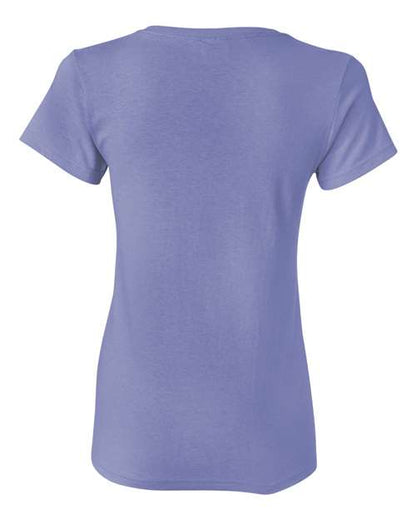 Gildan Heavy Cotton™ Women’s T-Shirt 5000L Tropical Blue Custom Embroidered Business Logo