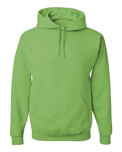 JERZEES NuBlend® Hooded Sweatshirt 996MR Kiwi Custom Embroidered Business Logo