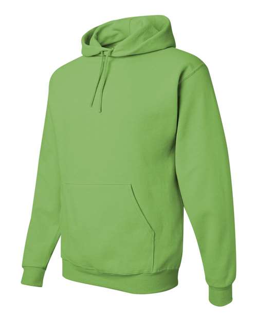 JERZEES NuBlend® Hooded Sweatshirt 996MR Khaki Custom Embroidered Business Logo