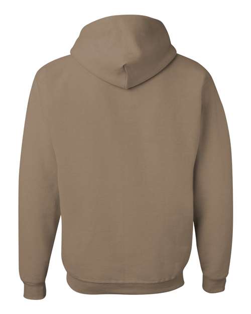 JERZEES NuBlend® Hooded Sweatshirt 996MR Safari Custom Embroidered Business Logo