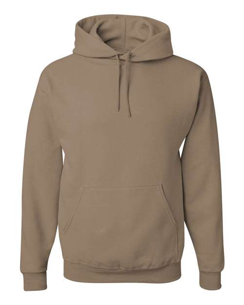 JERZEES NuBlend® Hooded Sweatshirt 996MR Safari Custom Embroidered Business Logo