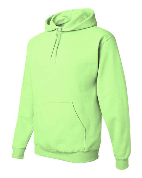 JERZEES NuBlend® Hooded Sweatshirt 996MR Mustard Heather Custom Embroidered Business Logo