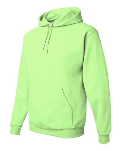 JERZEES NuBlend® Hooded Sweatshirt 996MR Mustard Heather Custom Embroidered Business Logo