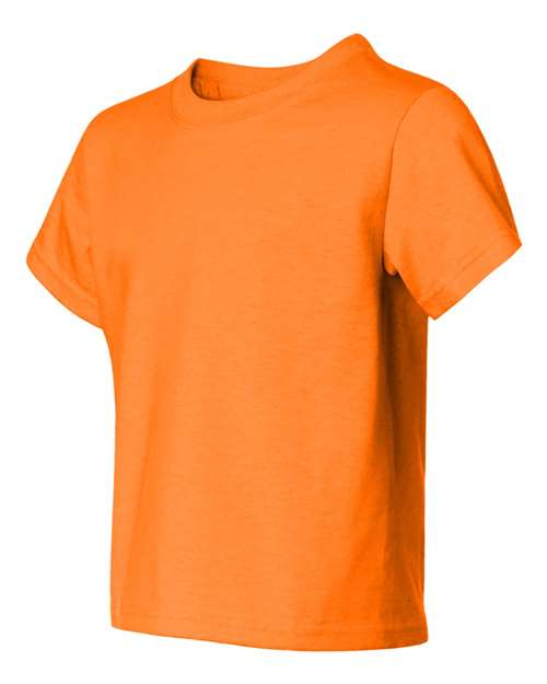 JERZEES Dri-Power® Youth 50/50 T-Shirt 29BR Tennessee Orange Custom Embroidered Business Logo