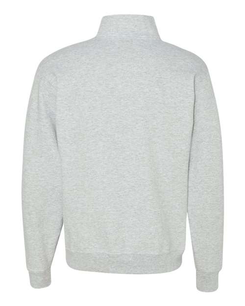 JERZEES Nublend® Cadet Collar Quarter-Zip Sweatshirt 995MR Custom Embroidered Business Logo