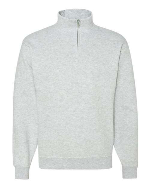 JERZEES Nublend® Cadet Collar Quarter-Zip Sweatshirt 995MR Custom Embroidered Business Logo