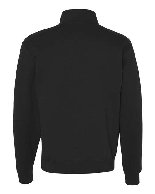 JERZEES Nublend® Cadet Collar Quarter-Zip Sweatshirt 995MR Custom Embroidered Business Logo