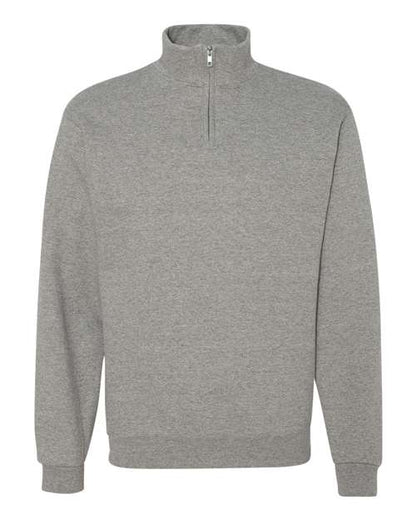 JERZEES Nublend® Cadet Collar Quarter-Zip Sweatshirt 995MR Custom Embroidered Business Logo