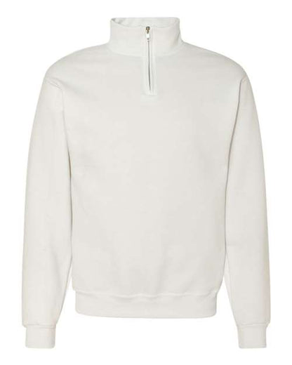 JERZEES Nublend® Cadet Collar Quarter-Zip Sweatshirt 995MR Custom Embroidered Business Logo