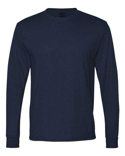 JERZEES Dri-Power® Performance Long Sleeve T-Shirt 21MLR Custom Embroidered Business Logo