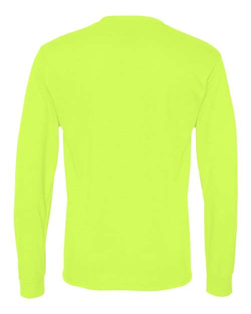 JERZEES Dri-Power® Performance Long Sleeve T-Shirt 21MLR Custom Embroidered Business Logo