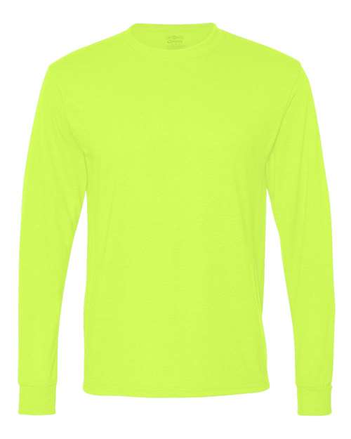 JERZEES Dri-Power® Performance Long Sleeve T-Shirt 21MLR Custom Embroidered Business Logo