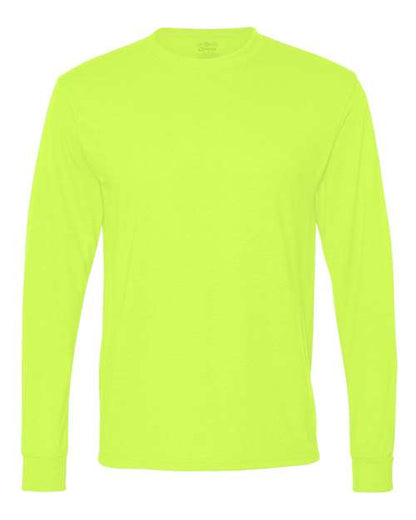 JERZEES Dri-Power® Performance Long Sleeve T-Shirt 21MLR Custom Embroidered Business Logo