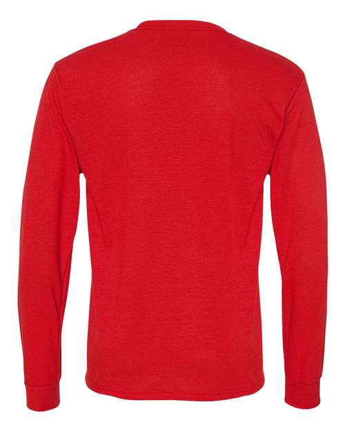 JERZEES Dri-Power® Performance Long Sleeve T-Shirt 21MLR Custom Embroidered Business Logo