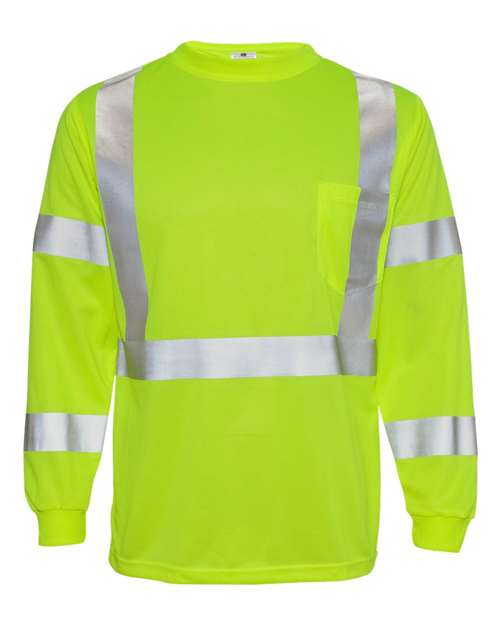 Kishigo Unisex Long Sleeve Class 3 T-Shirt 2730