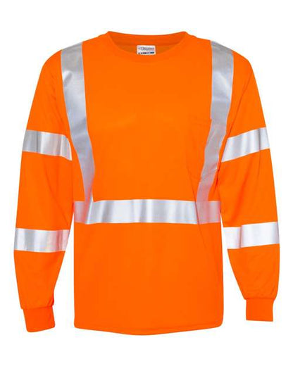 Kishigo Unisex Long Sleeve Class 3 T-Shirt 2730