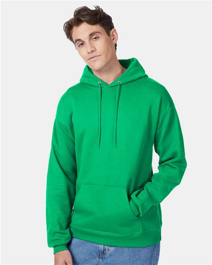 Custom Embroidered  Hanes Ecosmart® Hooded Sweatshirt P170 Kelly Green